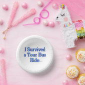 Survie a Tour Bus Ride des bols en papier blanc (Fête)