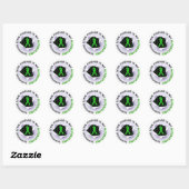 Survie Maladie de Lyme Superpower STICKERS (Feuille)