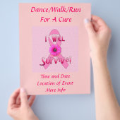 Survieve borstkanker flyer (Hand)