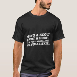 Survival Skill Scouting Passion gift boy scout T-shirt