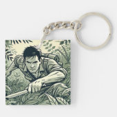 Survivalist Spirit Sleutelhanger (Achterkant)