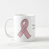 Survivant de cancer du sein - tasse (Gauche)
