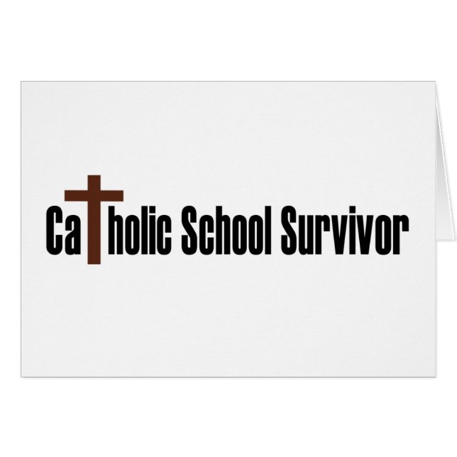 Survivant d'école catholique (Devant horizontal)