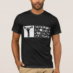 Survive op hoogte-hefvermogen t-shirt