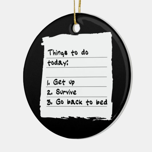 Survive Today Ornament (Links)