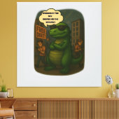 Surviving 2025: Dino Style Canvas Afdruk (Insitu (Woonkamer))