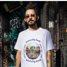Surviving Earth Alien Café à boire t-shirt