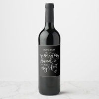 Surviving ISO Dog Wine Quote Zwart Pas kleur aan