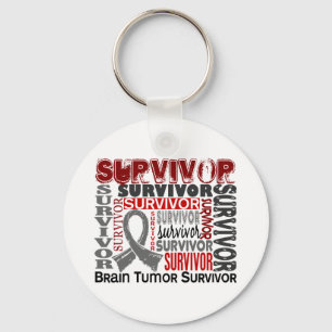 Survivor 10 Brain Tumor Sleutelhanger