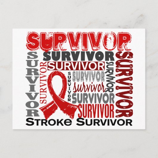 Survivor 10 Stroke Briefkaart (Voorkant)