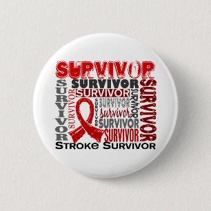 Survivor 10 Stroke Ronde Button 5,7 Cm