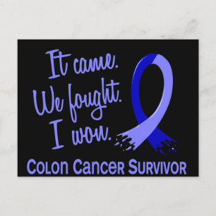 Survivor 11 Colon Cancer Briefkaart