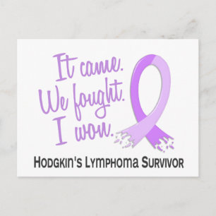 Survivor 11 Hodgkin-lymfoom Briefkaart