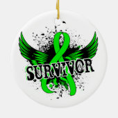Survivor 16 Lymfoom Keramisch Ornament (Achterkant)