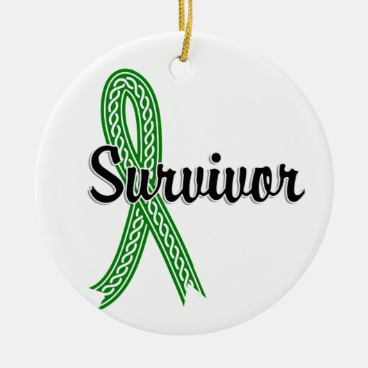 Survivor 17-Bile Duct Cancer Keramisch Ornament (Voorkant)