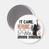 Survivor 22 Uteriene kanker Magneet (Voorkant / Achterkant)