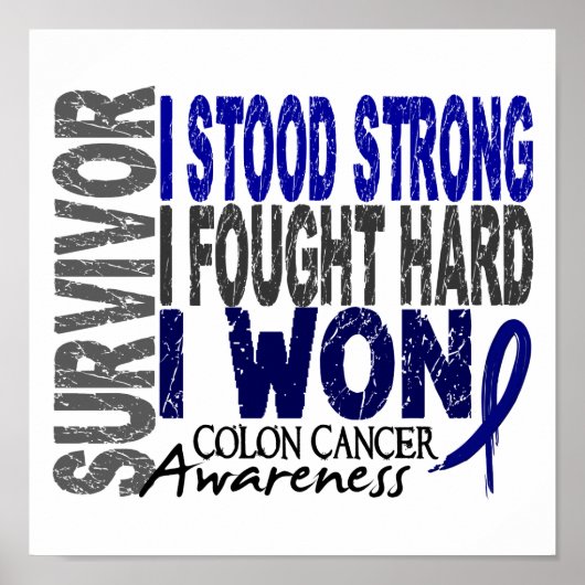Survivor 4 Colon Cancer Poster (Voorkant)