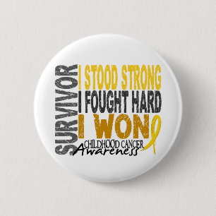 Survivor 4 Kinderkanker Ronde Button 5,7 Cm