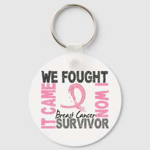 Survivor 5 Borstkanker Sleutelhanger