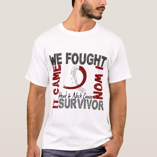 Survivor 5 Hoofdhalskanker T-shirt (Voorkant)