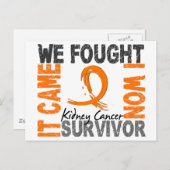 Survivor 5 Nierkanker Briefkaart (Voorkant / Achterkant)