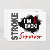 Survivor 7 Stroke Briefkaart (Voorkant / Achterkant)