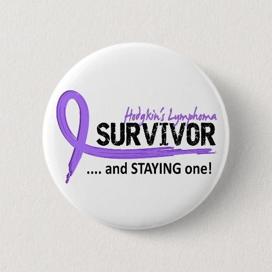 Survivor 8 Hodgkin lymfoom Ronde Button 5,7 Cm (Voorkant)