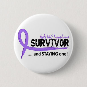 Survivor 8 Hodgkin lymfoom Ronde Button 5,7 Cm