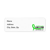 Survivor 8 Non-Hodgkin lymfoom Etiket (Voorkant)