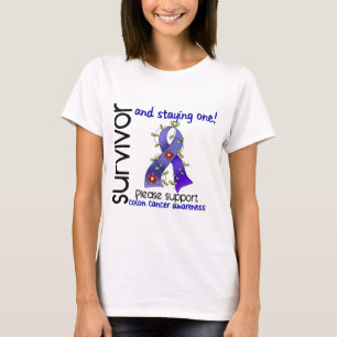 Survivor 9 Colon Cancer T-shirt