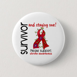 Survivor 9 Stroke Ronde Button 5,7 Cm