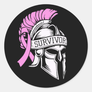 Survivor Borstkanker Ronde Sticker