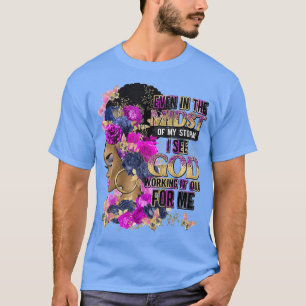 Survivor Breast Kanker Bewustheid Ik ben de Storm T-shirt