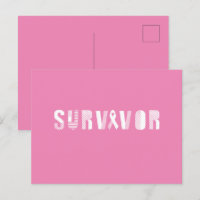 Survivor Cancer Ribbon Inspirerend Motivatie