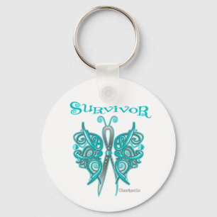 Survivor Celtic Butterfly - Ovariumkanker Sleutelhanger