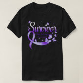 Survivor Chiari Malformation Awareness Butterfly T-shirt (Design voorkant)