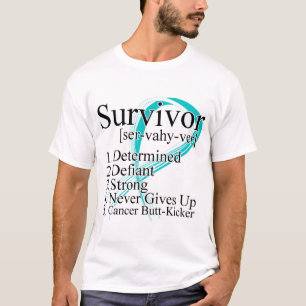 Survivor Definition - Cervicale Cancer T-shirt