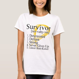 Survivor Definition - Kinderen Kanker T-shirt