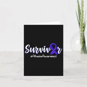 Survivor Feather Ribbon Ataxia Awareness Support G Kaart
