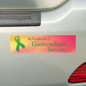 "Survivor" Gastroschisis Daughter Bumpersticker (Op auto)
