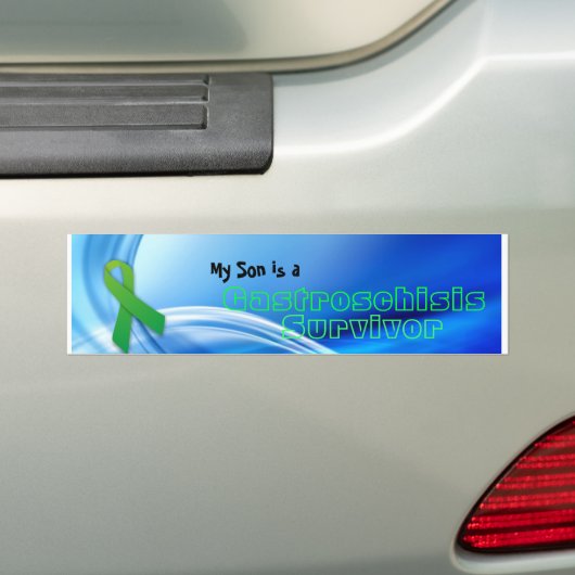"Survivor" Gastroschisis Son Bumpersticker (Op auto)
