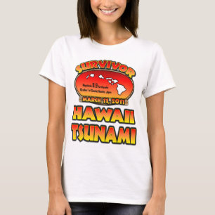 Survivor - Hawaii Tsunami - ik heb het overleefd T-shirt