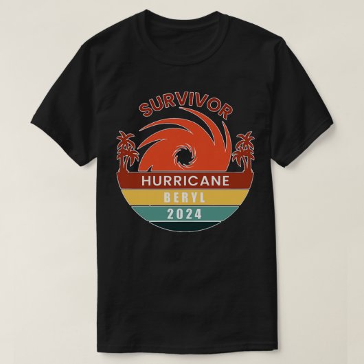 Survivor Hurricane Beryl 2024 TShirt (Design devant)