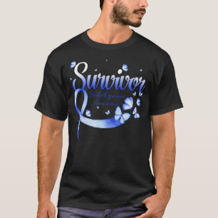 Survivor Ichthyosis Awareness Butterfly T-shirt