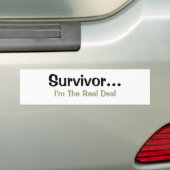 Survivor I'm The Real Deal Cote autocollant (En voiture)
