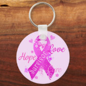 Survivor Love Hope Cure Sleutelhanger (Voorkant)