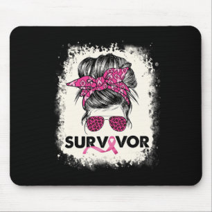 Survivor Messine Bun Breast Cancer Awareness Pink  Muismat