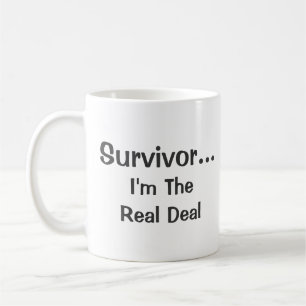 Survivor Real Deal Inspirerend Quote Koffiemok