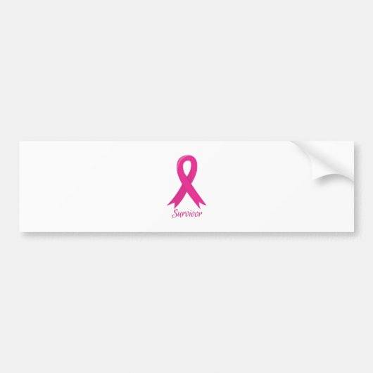 Survivor Ribbon Bumpersticker (Voorkant)