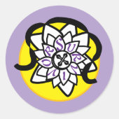 Survivor SR Logo Ronde Sticker (Voorkant)